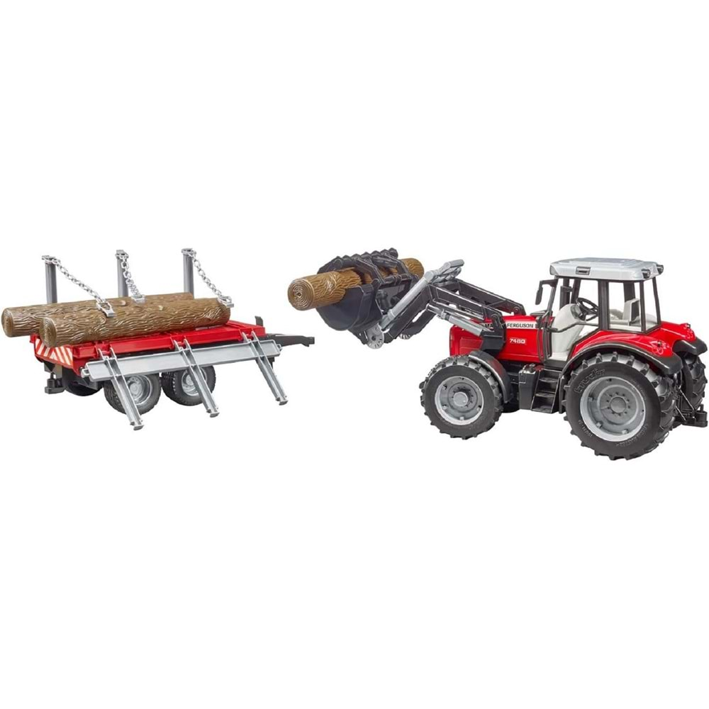 02046 MASSEY FERGUSON 7480 VE KUTUK TASIYAN ROMORK