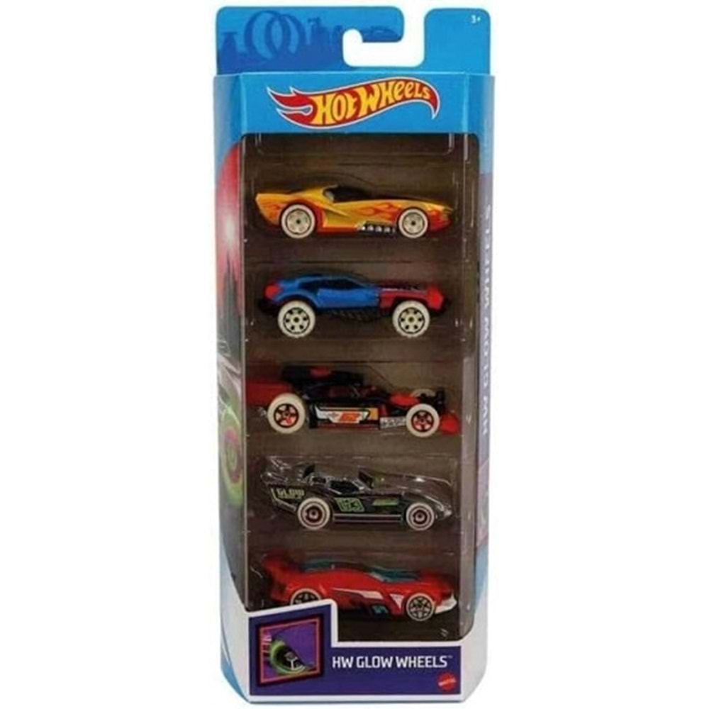 1806 HOT WHEELS 5 li ARABA SETİ