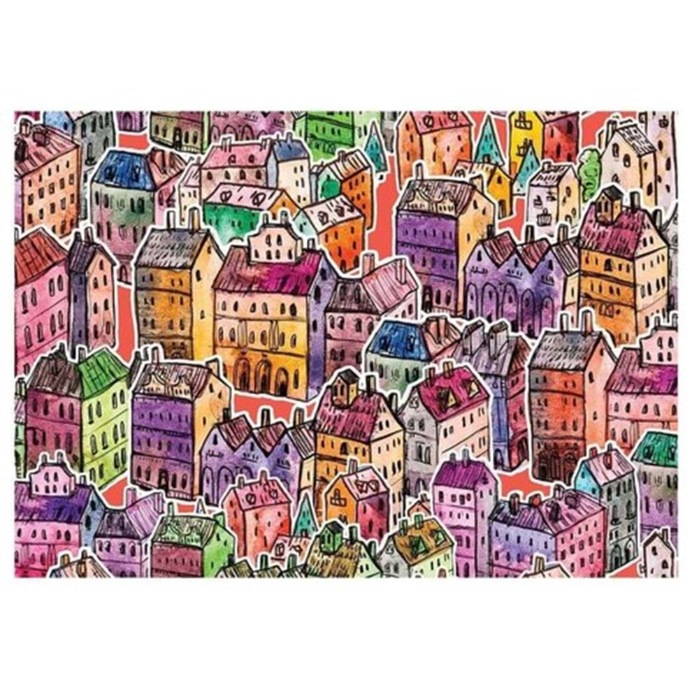 KS PUZZLE 1000pcs CITY OF COLORS