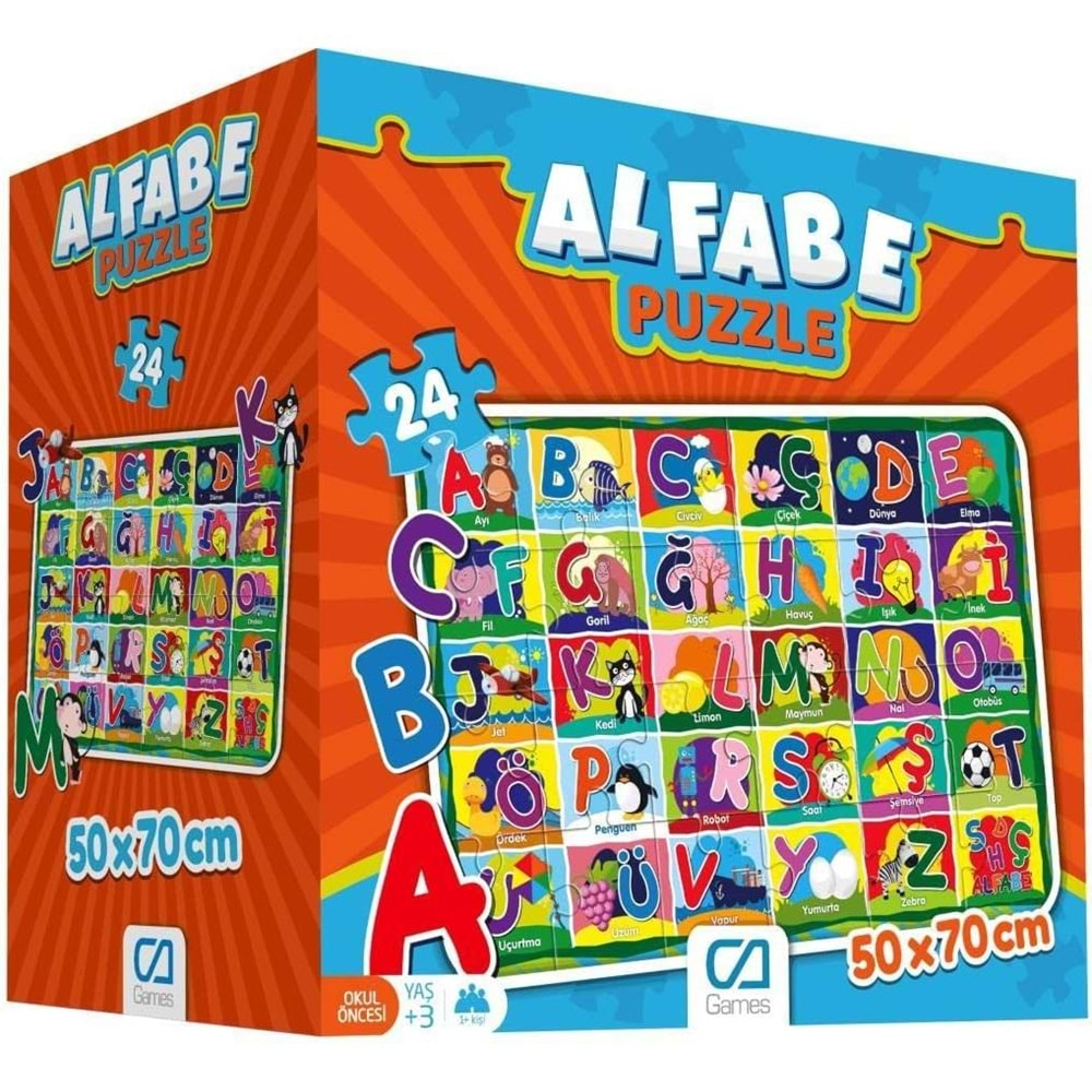 CA 5027 24 PARÇA PUZZLE ALFABE