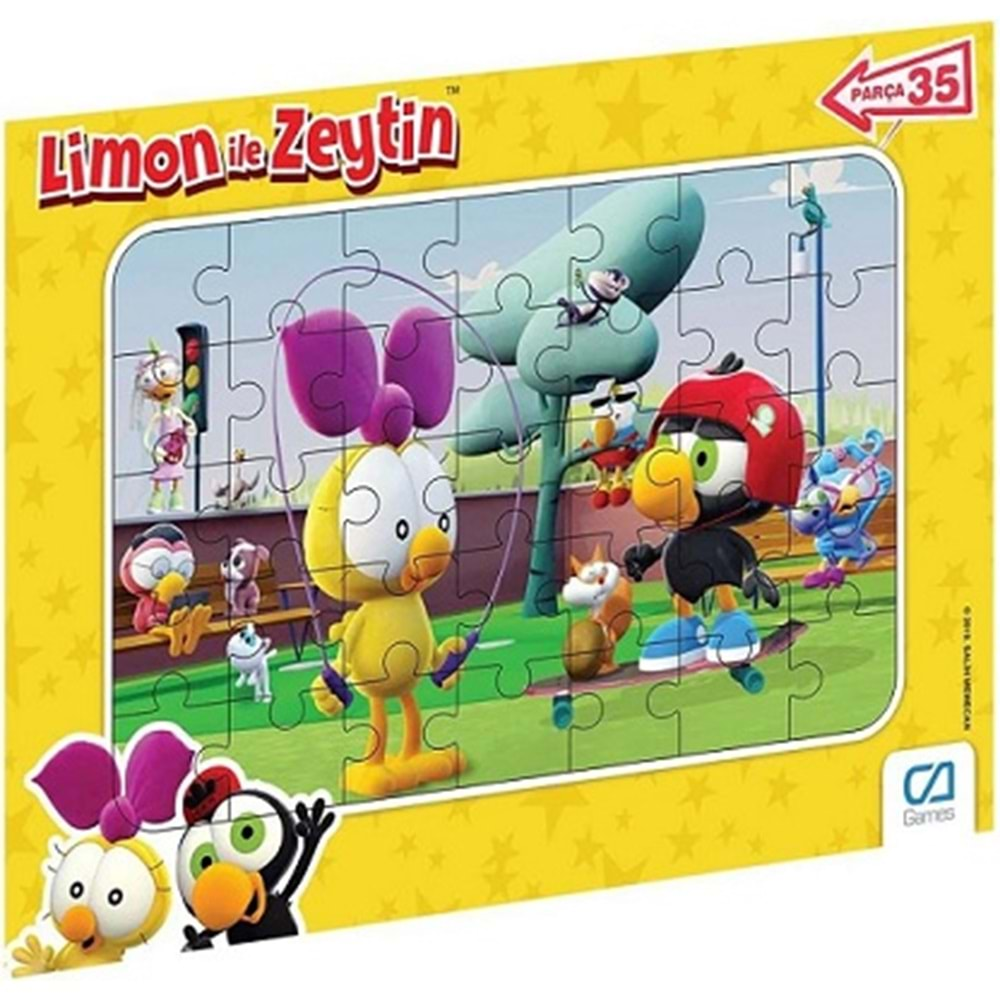 CA 5082 35 PARÇA PUZZLE LİMON İLE ZEYTİN