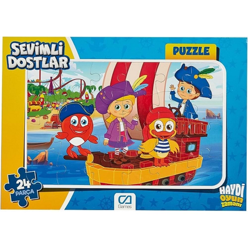 CA 5121 24 PARÇA PUZZLE SEVİMLİ DOSTLAR