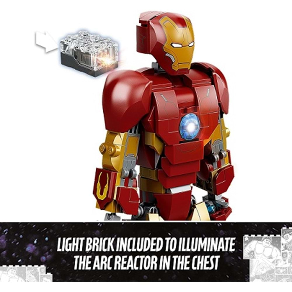 76206 IRON MAN FIGURE LEGO