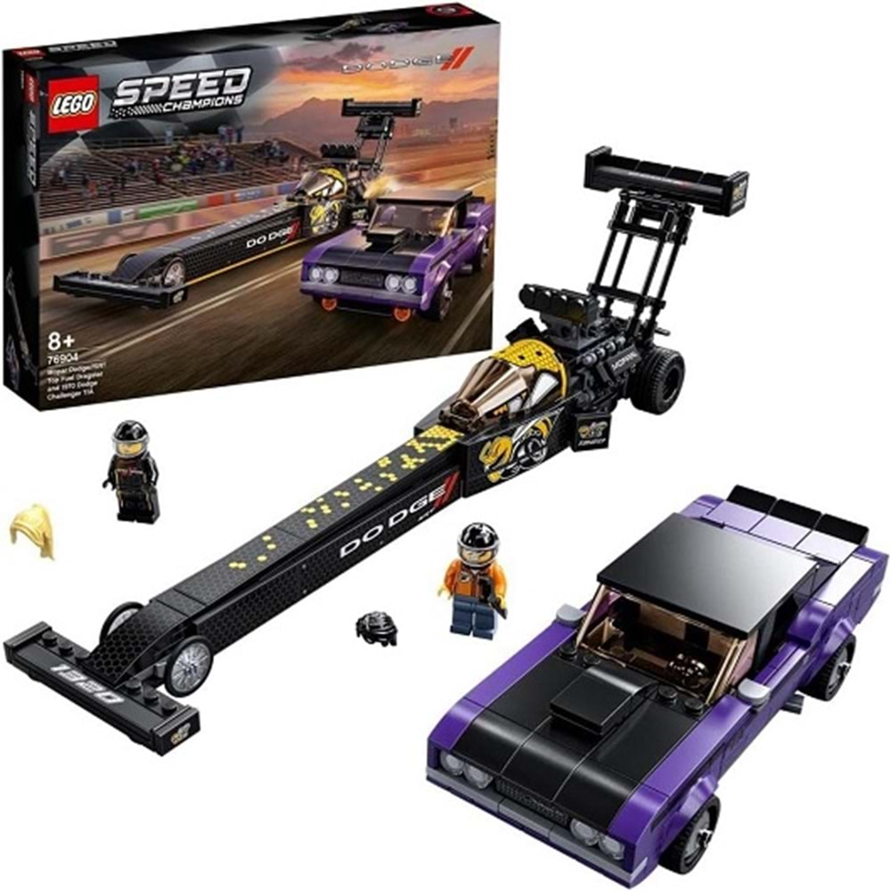 76904 LEGO DODGE DRAGSTER AND 70 CHALL