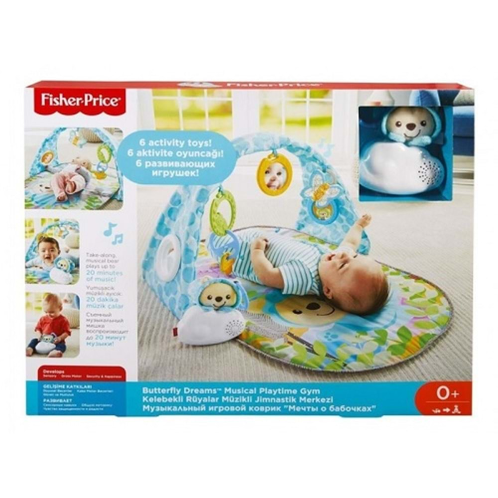 DYW46 FISHER PRICE KELEBEKLİ RÜYALAR MÜZİKLİ JİMLASTİK MERKEZİ