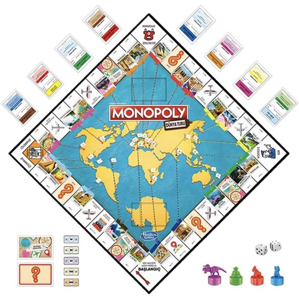 F4007 MONOPOLY DÜNYA TURU