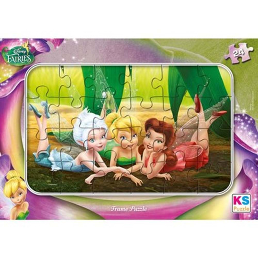 KS FA704 FRAME PUZZLE DISNEY FAIRES 24pcs