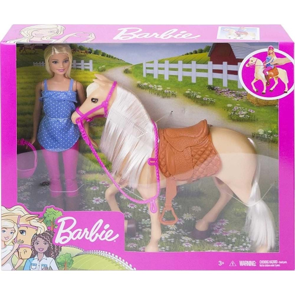 FXH13 BARBIE VE GÜZEL ATI OYUN SETİ