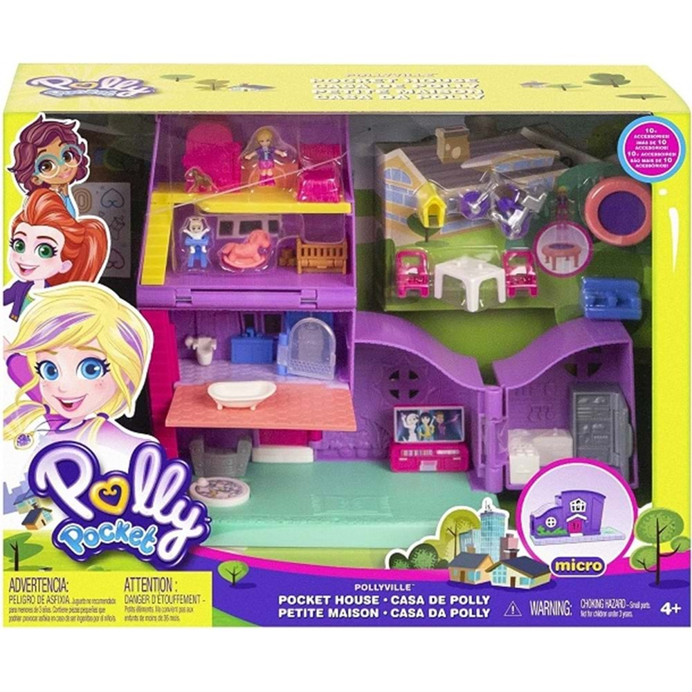 GFP42 POLLY POCKET POLLYVILLE EVİ