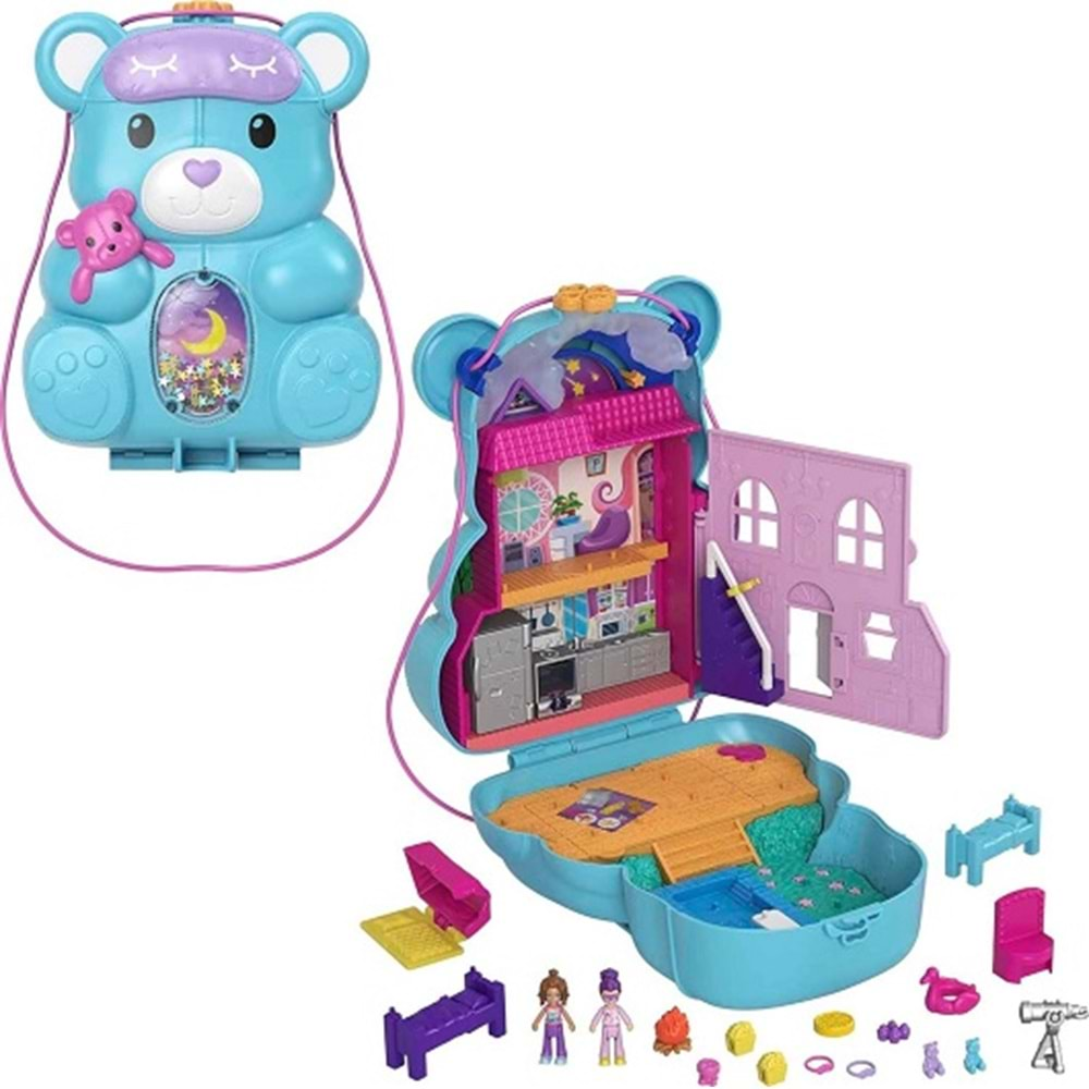 GKJ63 POLLY POCKET ÇANTA OLABİLEN MICRO SET