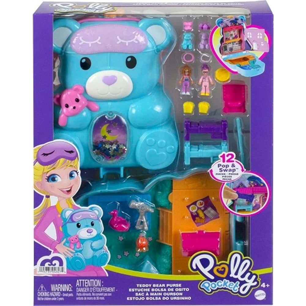 GKJ63 POLLY POCKET ÇANTA OLABİLEN MICRO SET