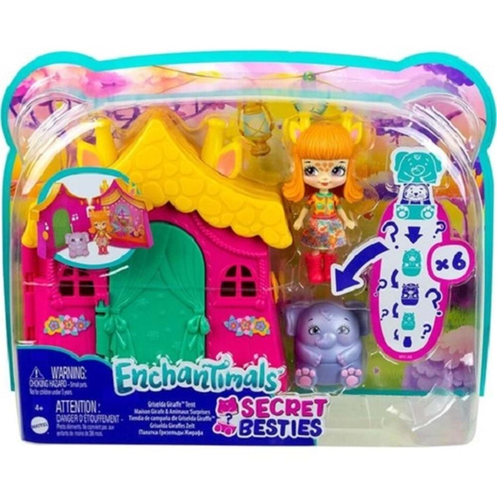 GTM46 ENCHANTIMALS SECRET BESTIES BEBEK VE OYUN SETİ SERİSİ