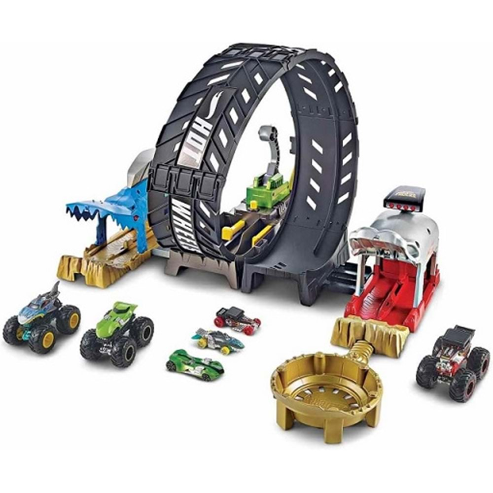 HBH70 HOT WHEELS MONSTER TRUCKS CEMBERDE YARIS SETI