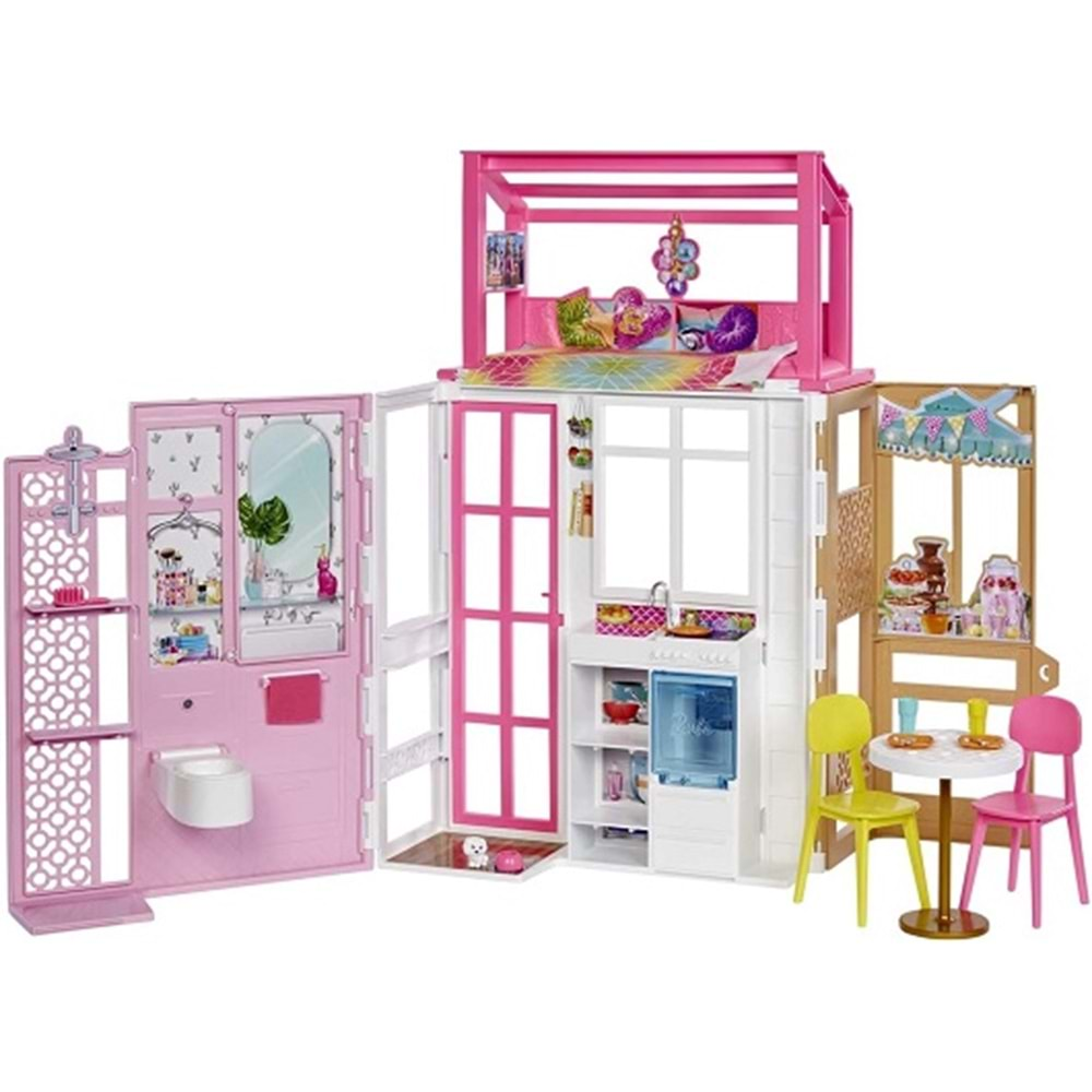 HCD47 BARBIE TAŞINABİLİR PORTATİF EVİ