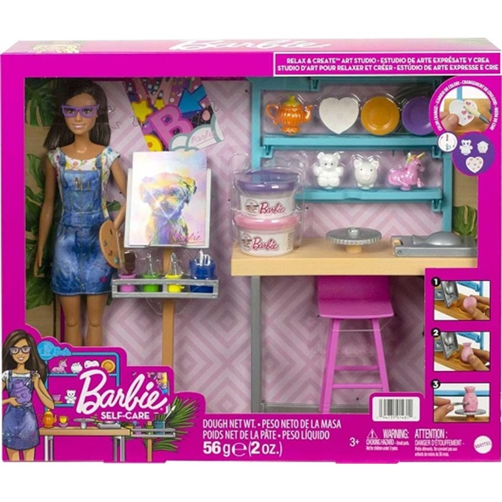 HCM85 BARBIE nin SANAT ATÖLYESİ OYUN SETİ