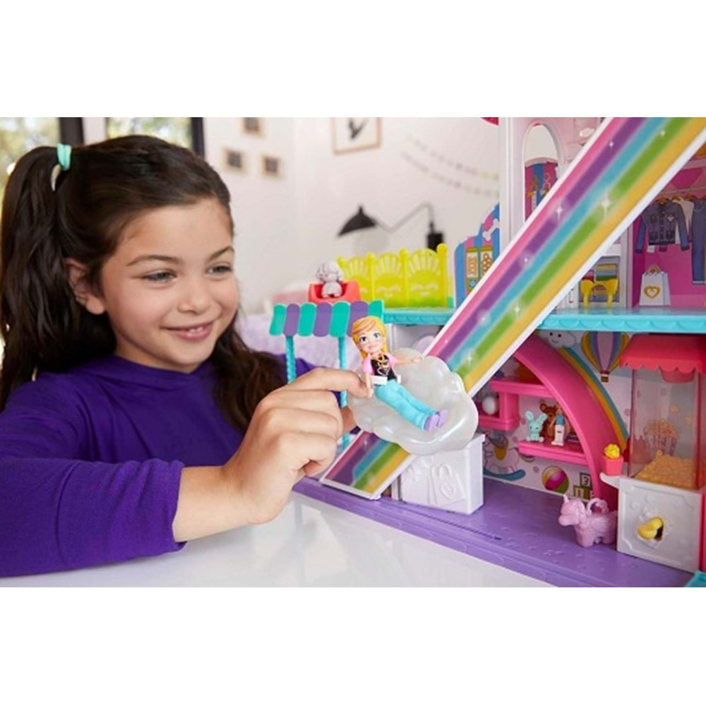 HHX78 POLLY POCKET GÖKKUŞAĞI ALIŞVERİŞ MERKEZİ OYUN SETİ