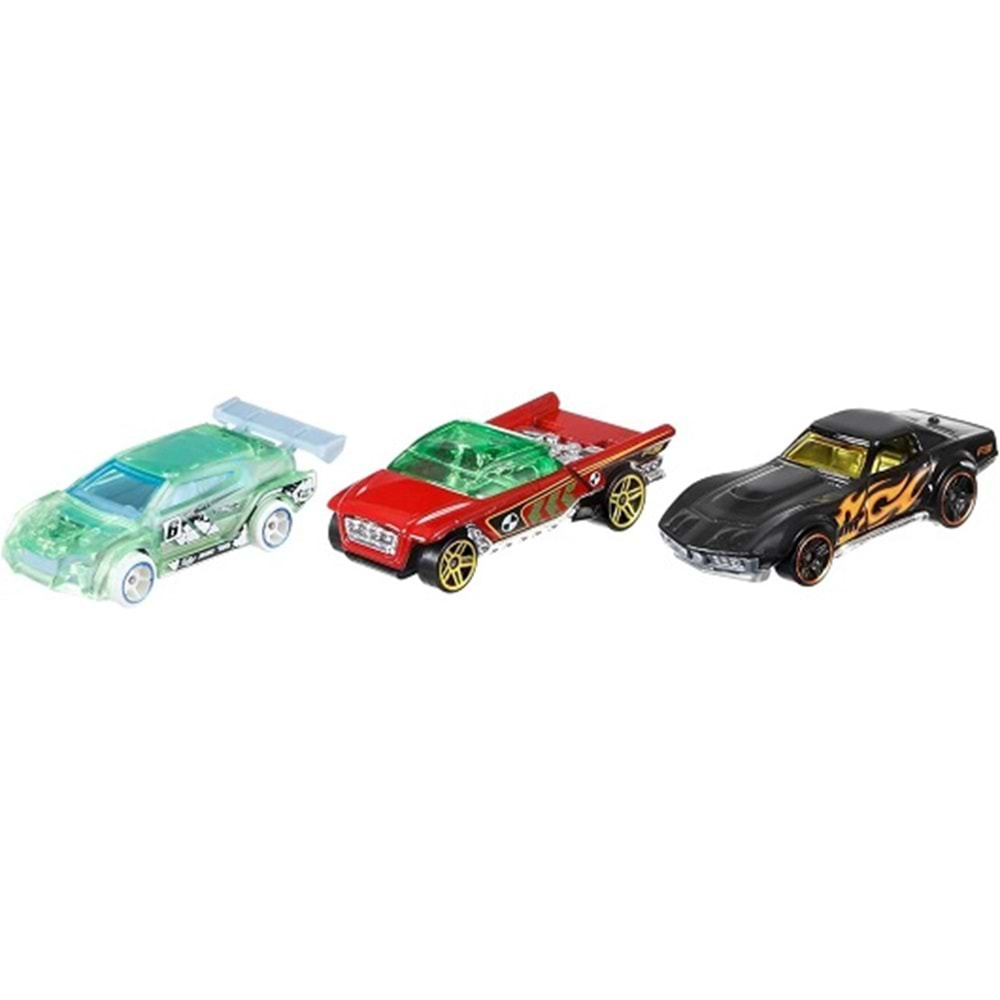 K5904 HOT WHEELS 3 lü ARABA SETİ