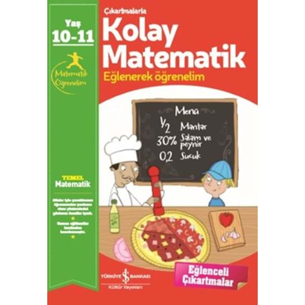 ÇIKARTMALARLA KOLAY MATEMATİK 10-11 YAŞ