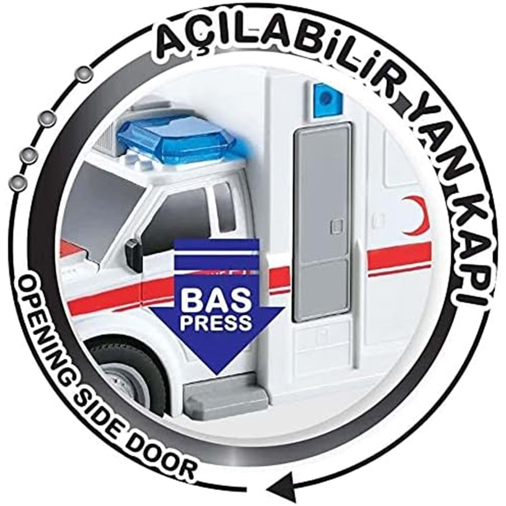 ADELAND NİTRO SPEED 1:20 POLİS AMBULANSI