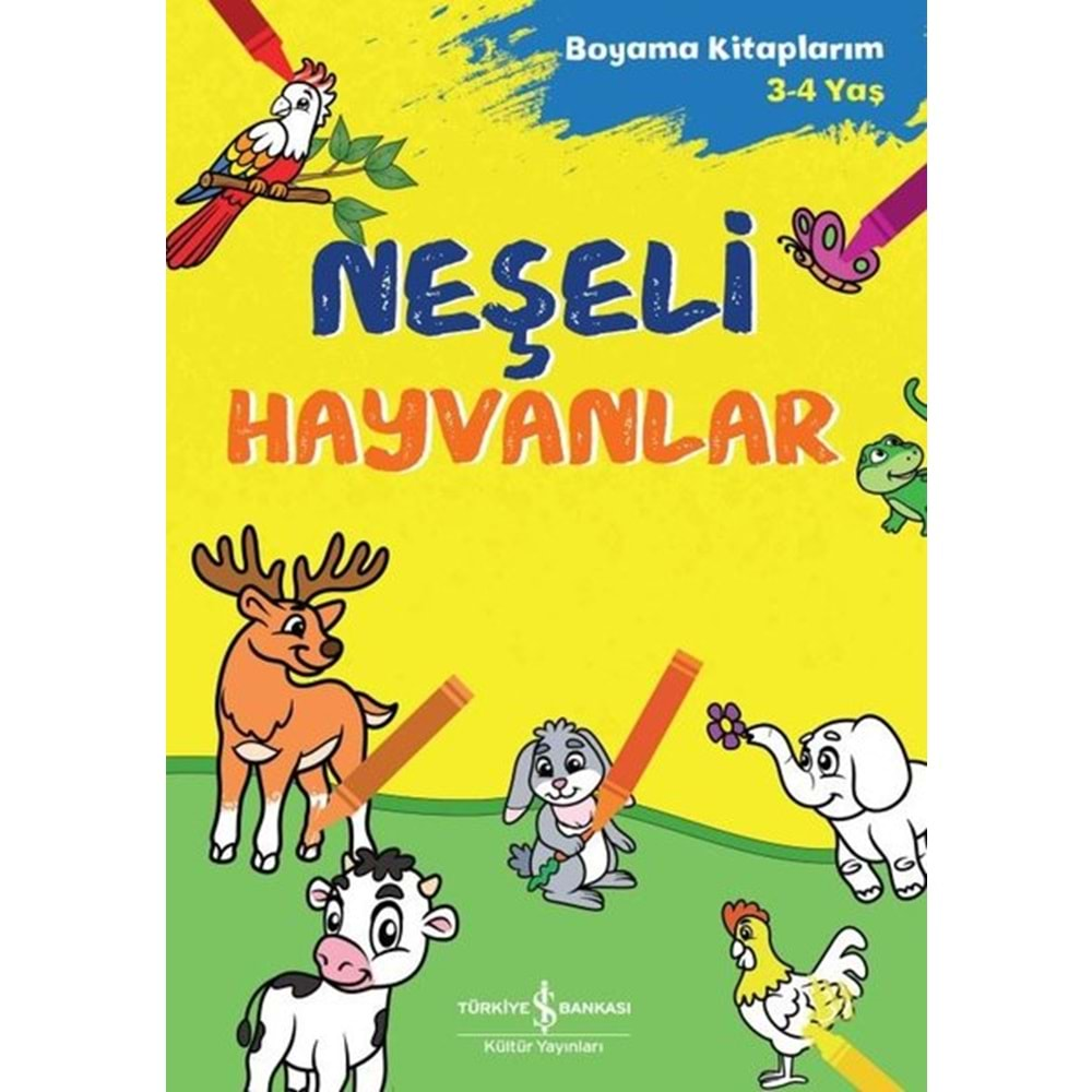 NEŞELİ HAYVANLAR - BOYAMA KİTABIM