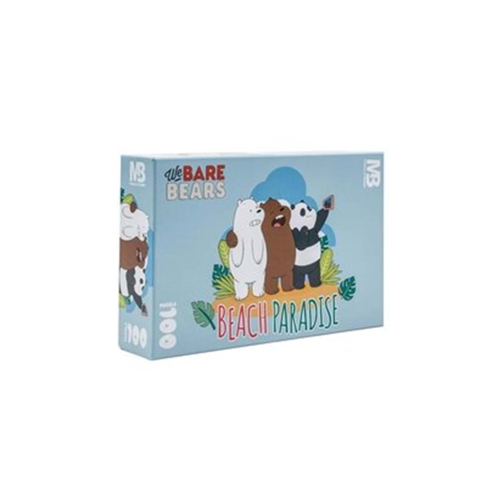 MABBELS PUZZLE 100 pcs WE BARE BEARS BEACH PARADISE