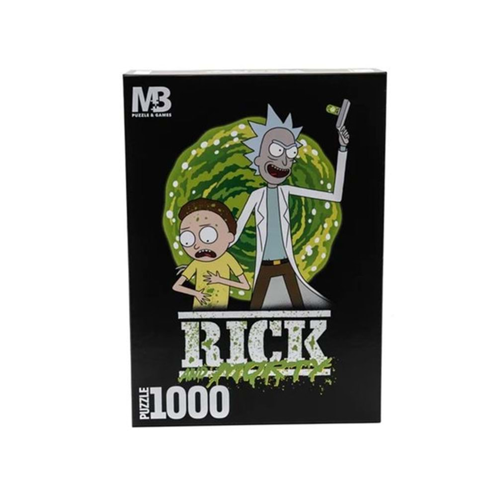 MABBELS PUZZLE 1000 pcs RICK and MORTY PORTRAL