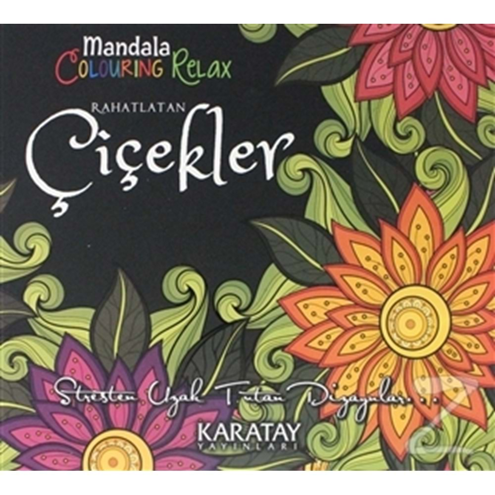 MANDALA RAHATLATAN ÇİÇEKLER