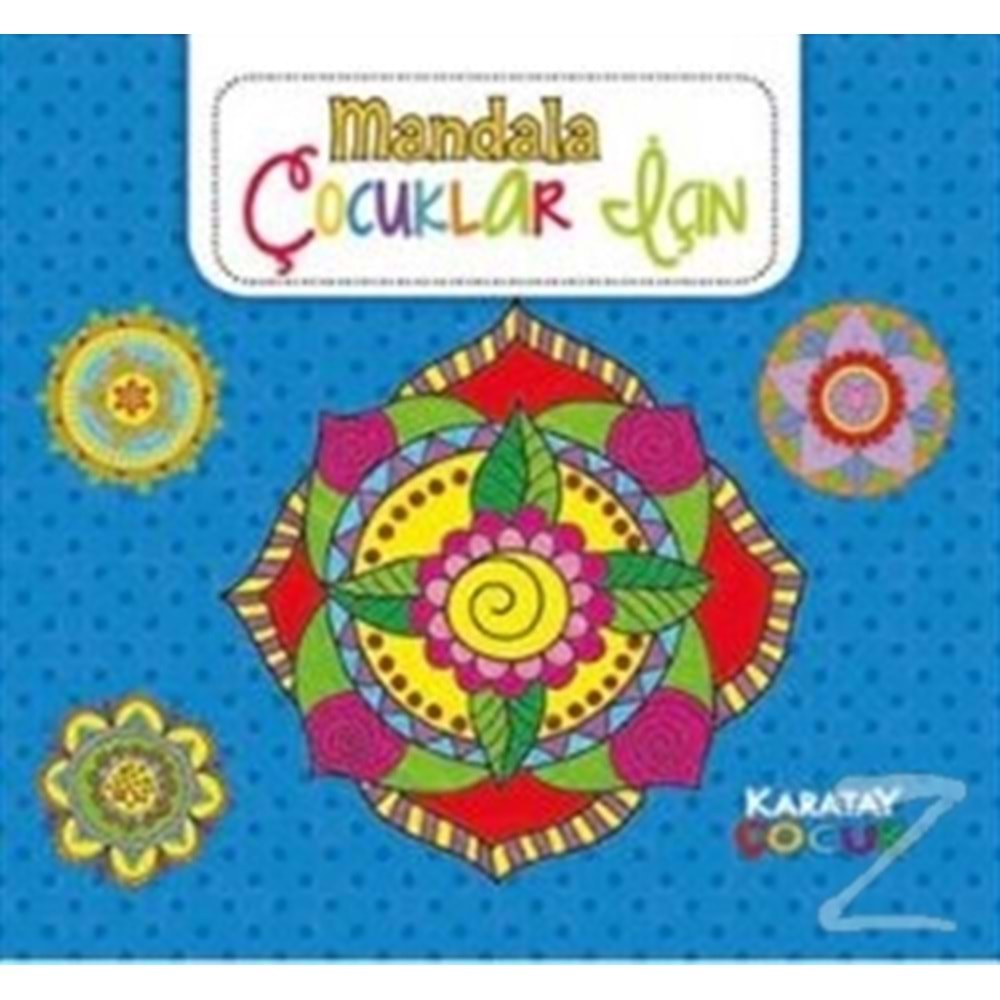 ÇOCUKLAR İÇİN MANDALA MAVİ