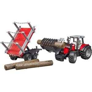 02046 MASSEY FERGUSON 7480 VE KUTUK TASIYAN ROMORK