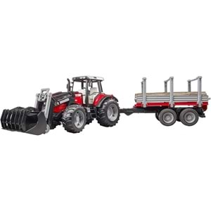 02046 MASSEY FERGUSON 7480 VE KUTUK TASIYAN ROMORK