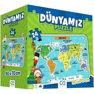 CA 5025 24 PARÇA PUZZLE DÜNYAMIZ