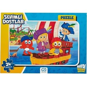 CA 5121 24 PARÇA PUZZLE SEVİMLİ DOSTLAR