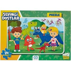 CA 5121 24 PARÇA PUZZLE SEVİMLİ DOSTLAR