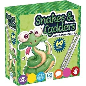 CA 5157 60 PARÇA PUZZLE SNAKE & LADDERS