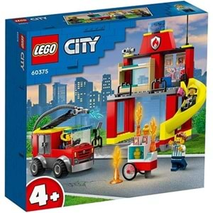 60375 FIRE STATION AND FIRE TRUCK