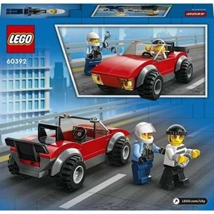 60392 POLICE BIKE CAR CHASE