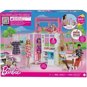 HCD47 BARBIE TAŞINABİLİR PORTATİF EVİ