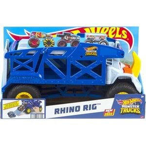 HFB13 HOT WHEELS MONSTER TRUCKS RHINO TAŞIYICI KAMYON