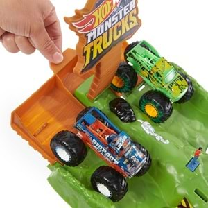 HGV12 HOT WHEELS MONSTER TRUCKS HEYECANLI YARISLAR OYUN SETI