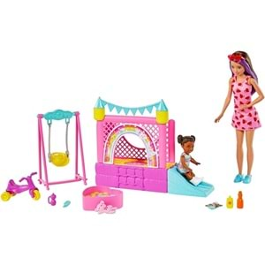 HHB67 BARBIE BEBEK BAKICISI SKIPPER OYUN EVI SETI