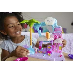 HHJ05 POLLY POCKET FLAMINGO ARABA SU EGLENCESI SETI