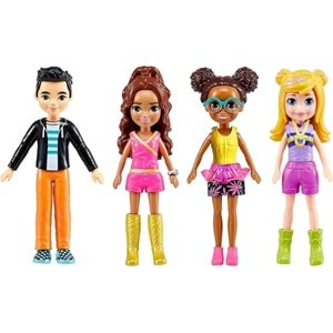 HKW10 POLLY POCKET VE ARKADAŞLARI KOMBİN EĞLENCESİ OYUN SETI