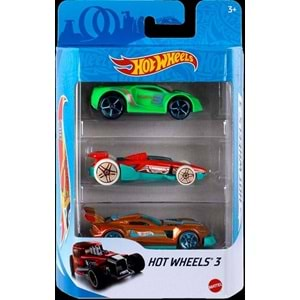 K5904 HOT WHEELS 3 lü ARABA SETİ