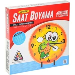 KUMTOYS AHŞAP SAAT BOYAMA