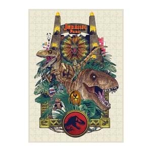 MABBELS PUZZLE 300 pcs JURASSIC PARK GATE