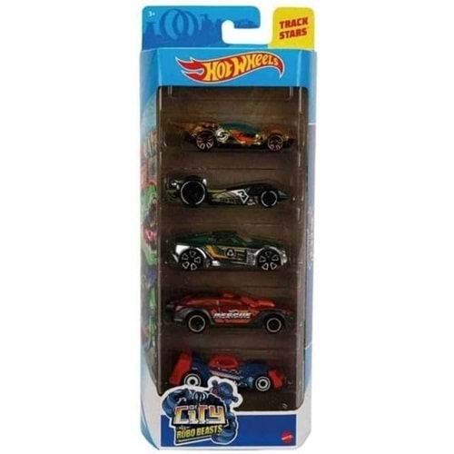 1806 HOT WHEELS 5 li ARABA SETİ