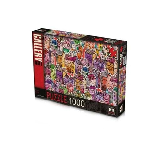 KS PUZZLE 1000pcs CITY OF COLORS