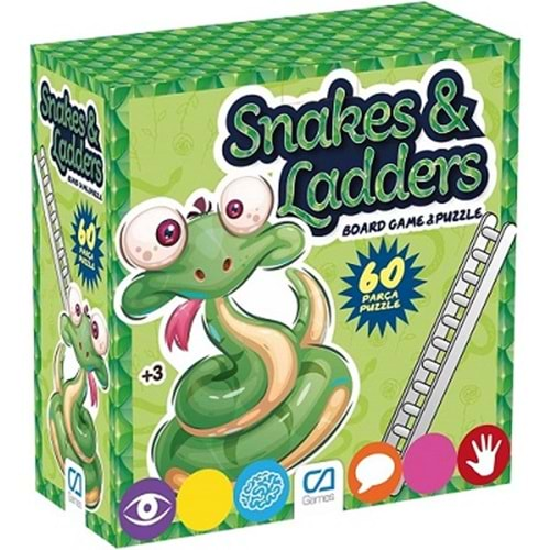 CA 5157 60 PARÇA PUZZLE SNAKE & LADDERS