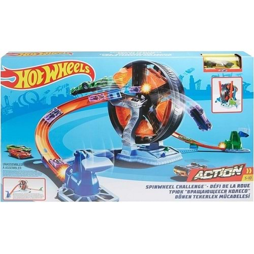 GJM77 HOT WHEELS DÖNEN TEKERLEK MACERASI YARIŞ SETİ