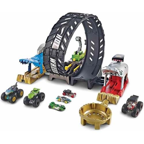 HBH70 HOT WHEELS MONSTER TRUCKS CEMBERDE YARIS SETI